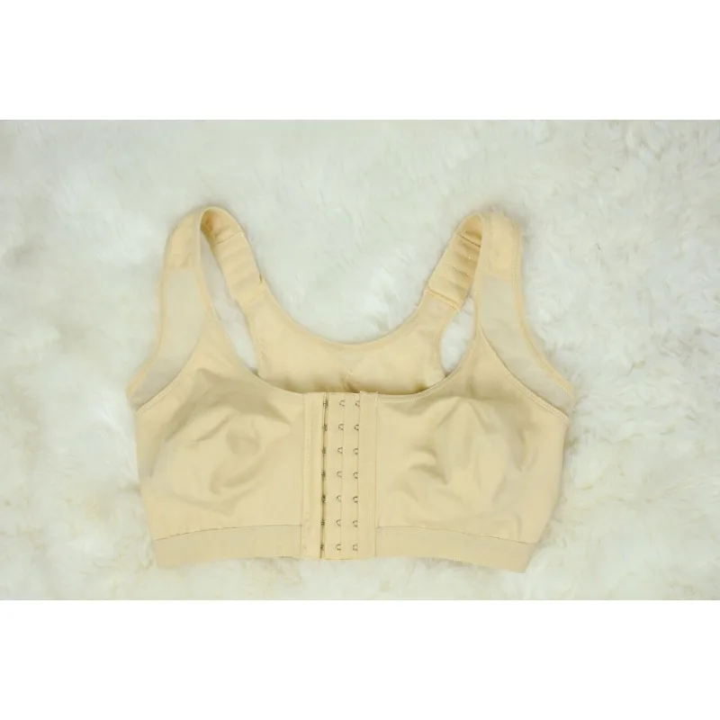 Non-padded Wire Free Post Breast Augmentation Operative Bra Women Post Surgical Surgery Front Open Full Support Recovery Bra 6