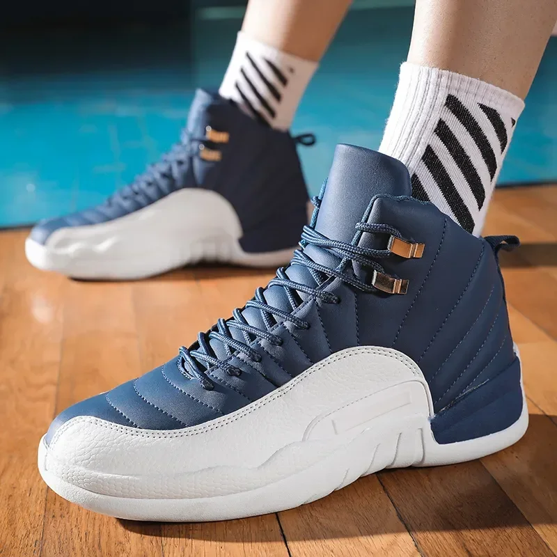 

New In High Basketball Sneakers Men Women Fashion Printed Basketball Trainers Baskets Outdoor Platform Sport Shoes Boys Sneaker