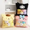 New Sanrio Cartoon Kawaii Melody Pompompurin Kuromi Balls Pudding Candy Home Decorations Plush Stuffed Mini Doll Of Cutel Pillow 1