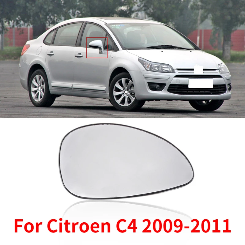 CAPQX-rétroviseur pour citroën C4 c-quatre c-triomphe, verre, rétroviseur  extérieur, avec chauffage ou pas de chauffage - AliExpress