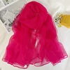 BYSIFA|New Wine Red 100% Silk Scarf Shawl Elegant Long  Scarves Shawls Spring Fall Brand Accessories Head Scarf Cape 170*100 6