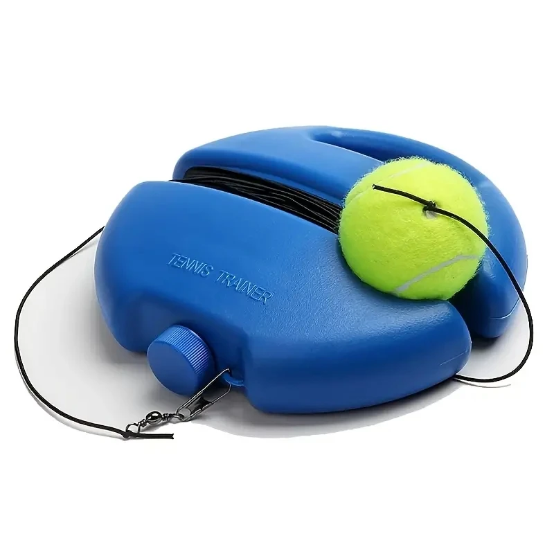 Heavy Duty Tennis Training Aids Base Elastic Rope Ball Practice Self-Duty Rebound Tennis Trainer Partner Sparring Device tennis accessories,tennis trainer