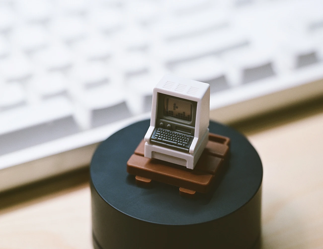 Keycap retro clássico para teclado mecânico, tom