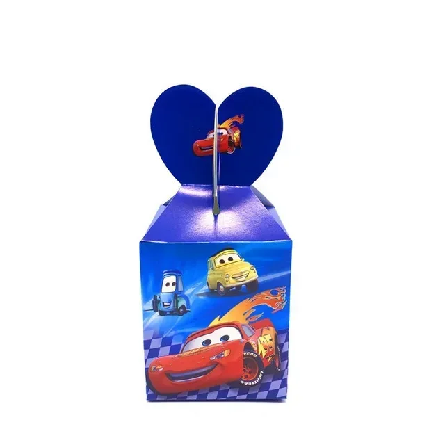 Disney McQueen themed children's birthday party balloon table cloth flag disposable tableware decoration