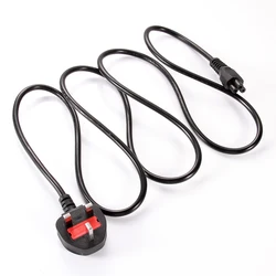 Universal UK/AU/EU Plug C5 to 3 - Pin Power Charger Cable - 1.5m (UK)