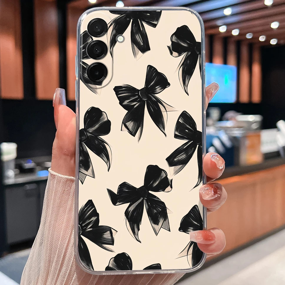 Pretty Macaron Cartoon Clear Soft TPU Silicone Shockproof Phone Case