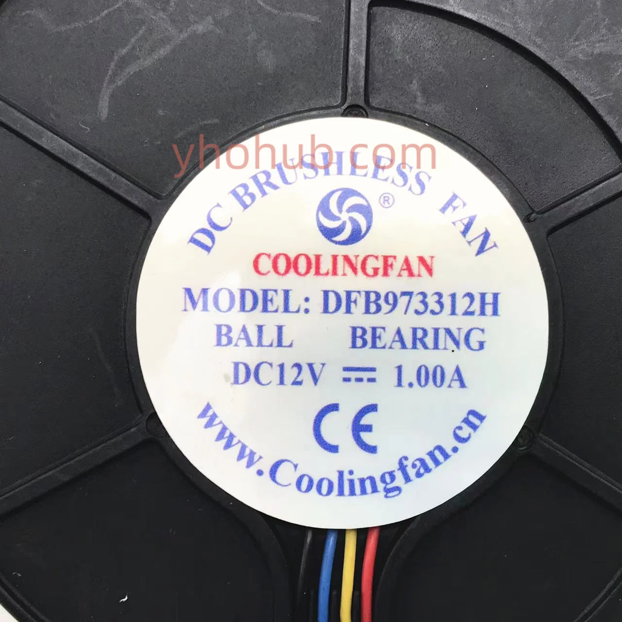 Coolingfan Dfb973312h dc 12v 1.00a 97x97x33 mm Ventilador de Refrigeração do Servidor de Fios - Imagem 5
