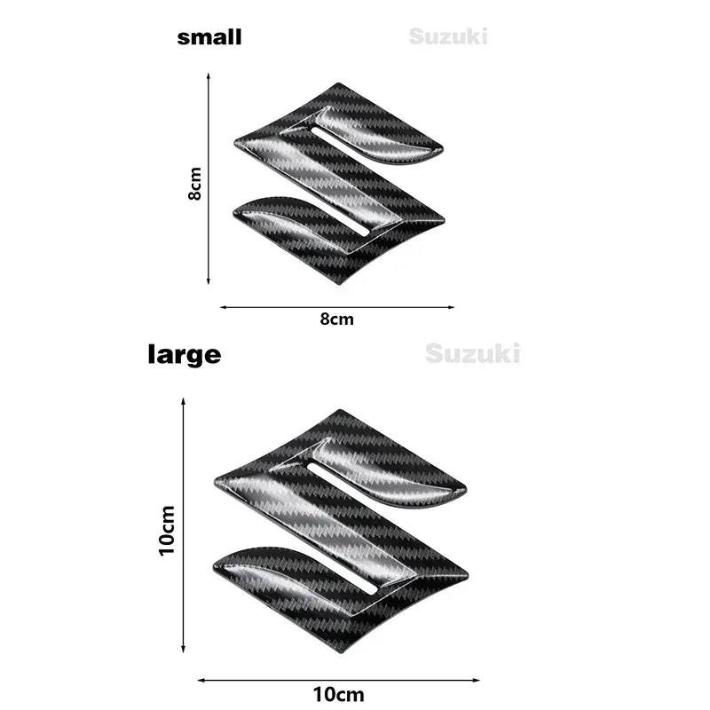 스즈키 짐니 그랜드 비타라 XX4 스위프트 알토 S 로고 자동차 스타일링 프론트 라디에이터 그릴 배지 리어 트렁크 엠블럼 스티커 액세서리