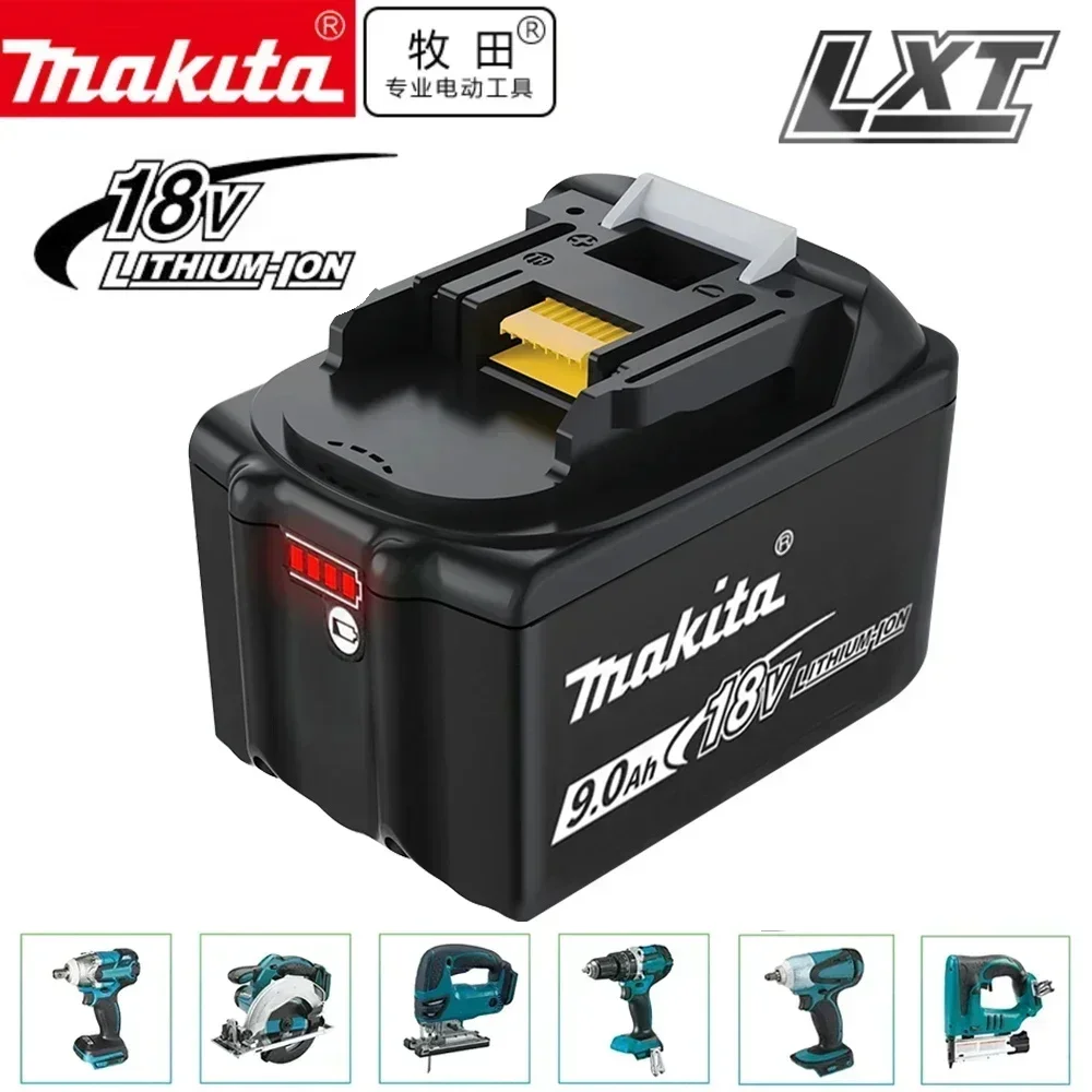 original Makita 18V 9Ah power tool lithium battery, suitable for Makita BL1830 BL1830B BL1840 BL1850 BL1860