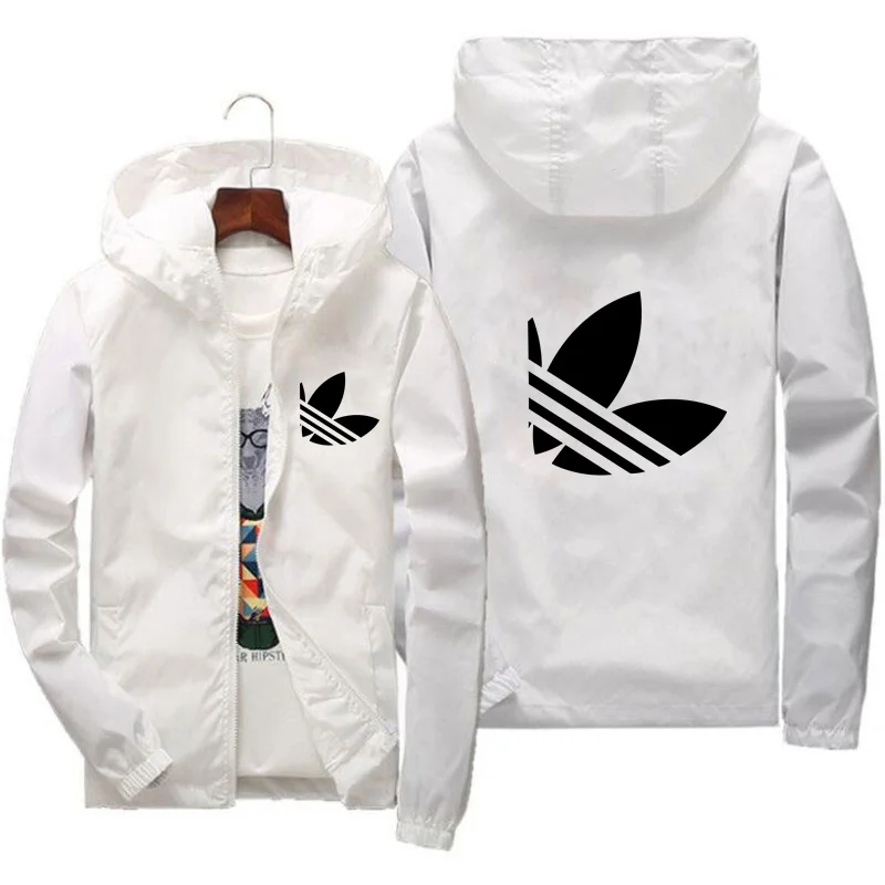 Description Picture 3 of item2024 new spring and autumn men's light jacket large size coat casual youth students sunscreen waterproof hooded windbreaker