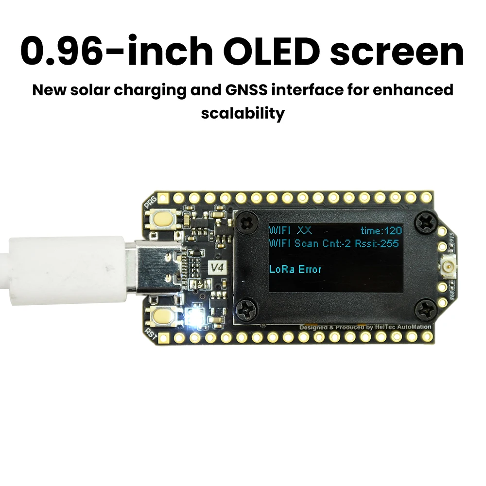 WiFi LoRa 32 V4 ESP32 Bluetooth WIFI Entwicklungsboard ESP32-S3R2 Energiesparendes IoT-Board 0,96-Zoll OLED-Bildschirm für Intelligente Industrieanwendungen – Detail 12