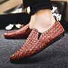 Men's Casual Leather Shoes Spring/Autumn Ventilate Men Loafers Shoes Driving Man Shoe 4