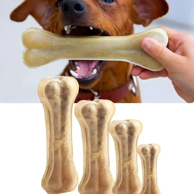 DogTeethingBoneBeefFlavorPuppyChewBoneSafeAndBiteresistant