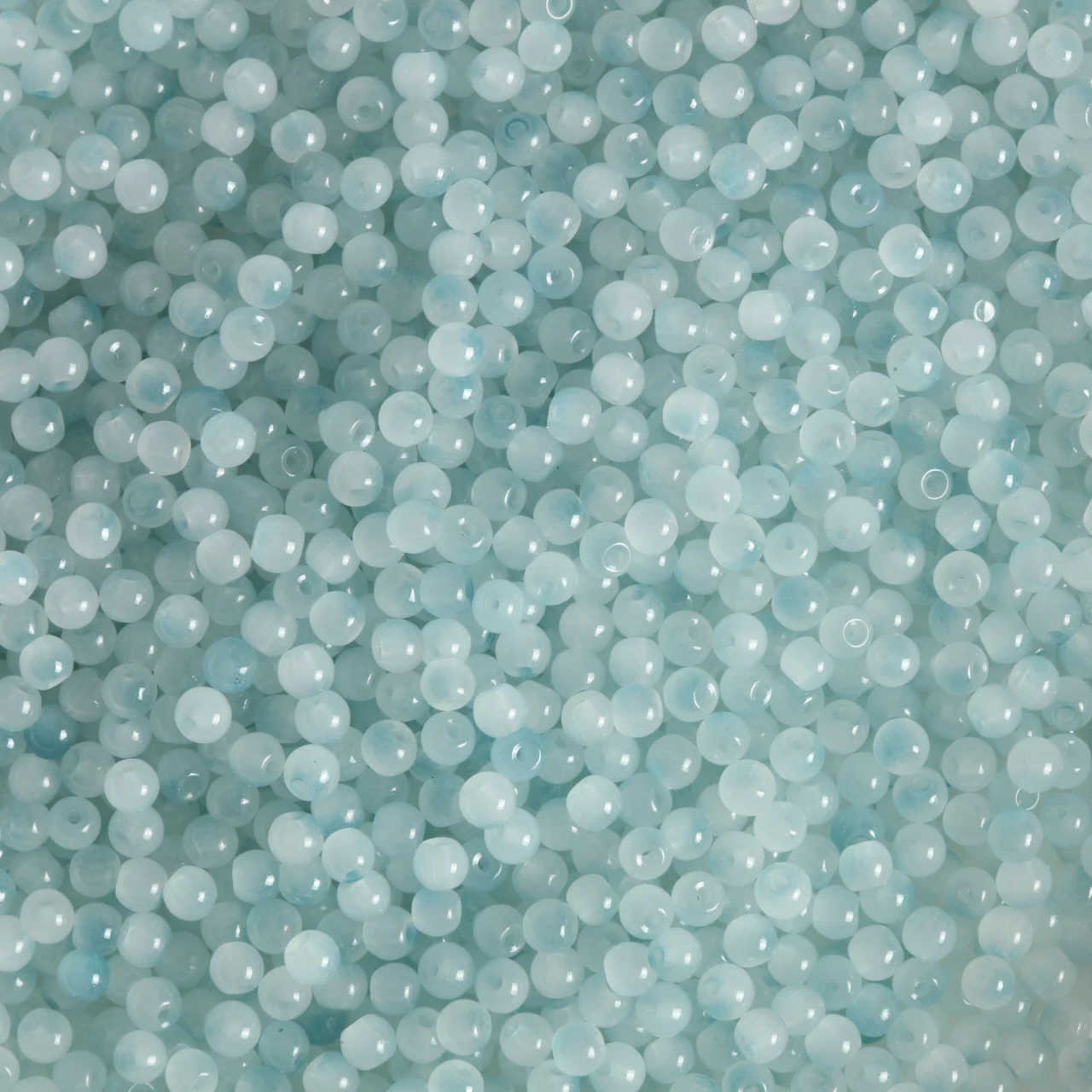 Gradient Blue Pink Purple Glass Beads – 4mm Round