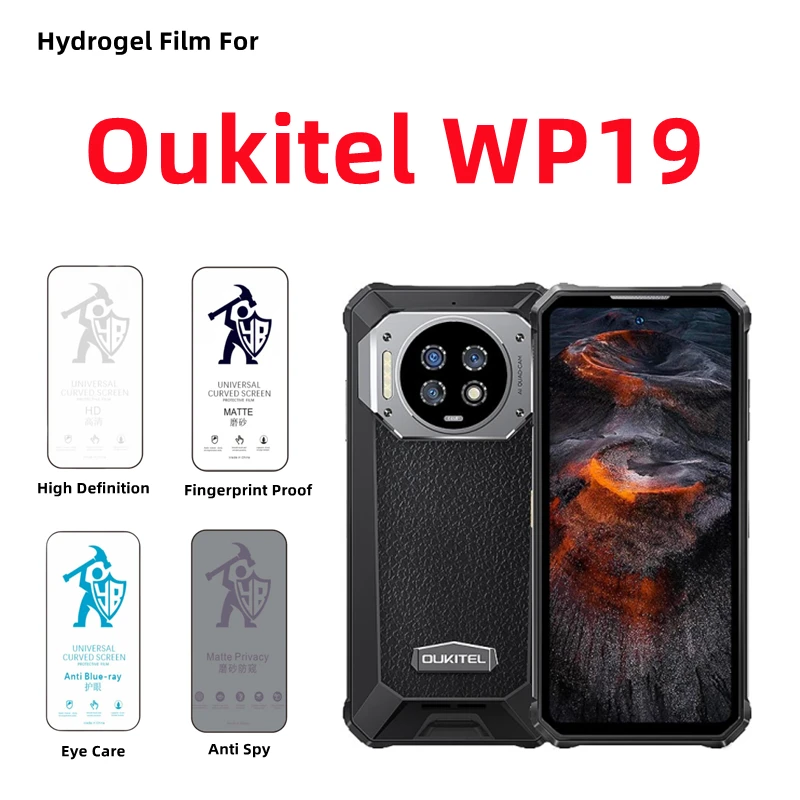 

2 шт., Гидрогелевая пленка для Oukitel WP19
