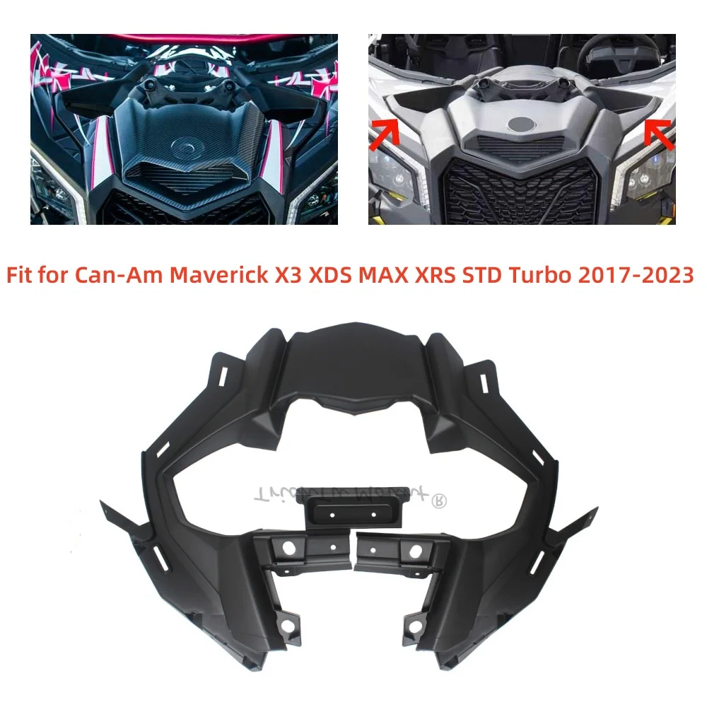 UTV/SXS Accessories Front Central Hood Fit for Can-Am Maverick X3 XDS MAX XRS STD Turbo 2018-2022 2023 Replaces #705010671