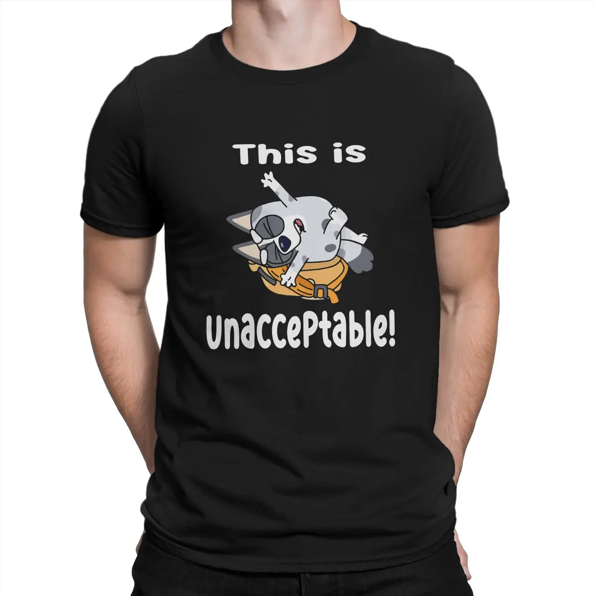 

Unacceptable T-Shirt for Men Dogs Loyal Subjects Fluffy Lively Casual Tees Round Neck Short Sleeve T Shirts Original Clothing