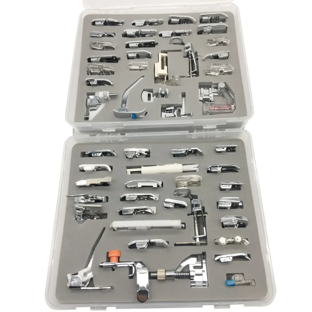 노루발 뜨게 바늘 재봉틀, 블라인드 스티치 다닝 피트 키트, 형제 가수 Janom 세트, 16, 32, 48, 52/62