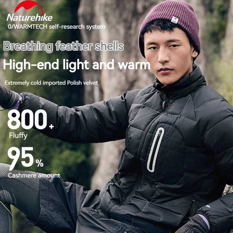 Naturehik 95% ���� �ٿ� ��Ŷ, �߿� ���, ���� ���� ���� ���ĵ� Į�� ��Ŷ, �ܿ� ķ�� ������ S-XXL, 800PF