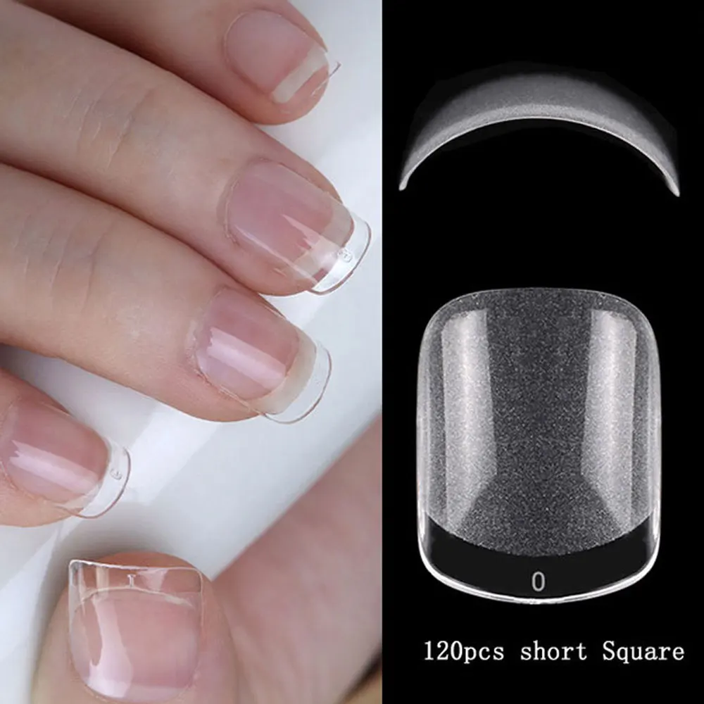 120PCS/Box Extra Short False Nail Tips