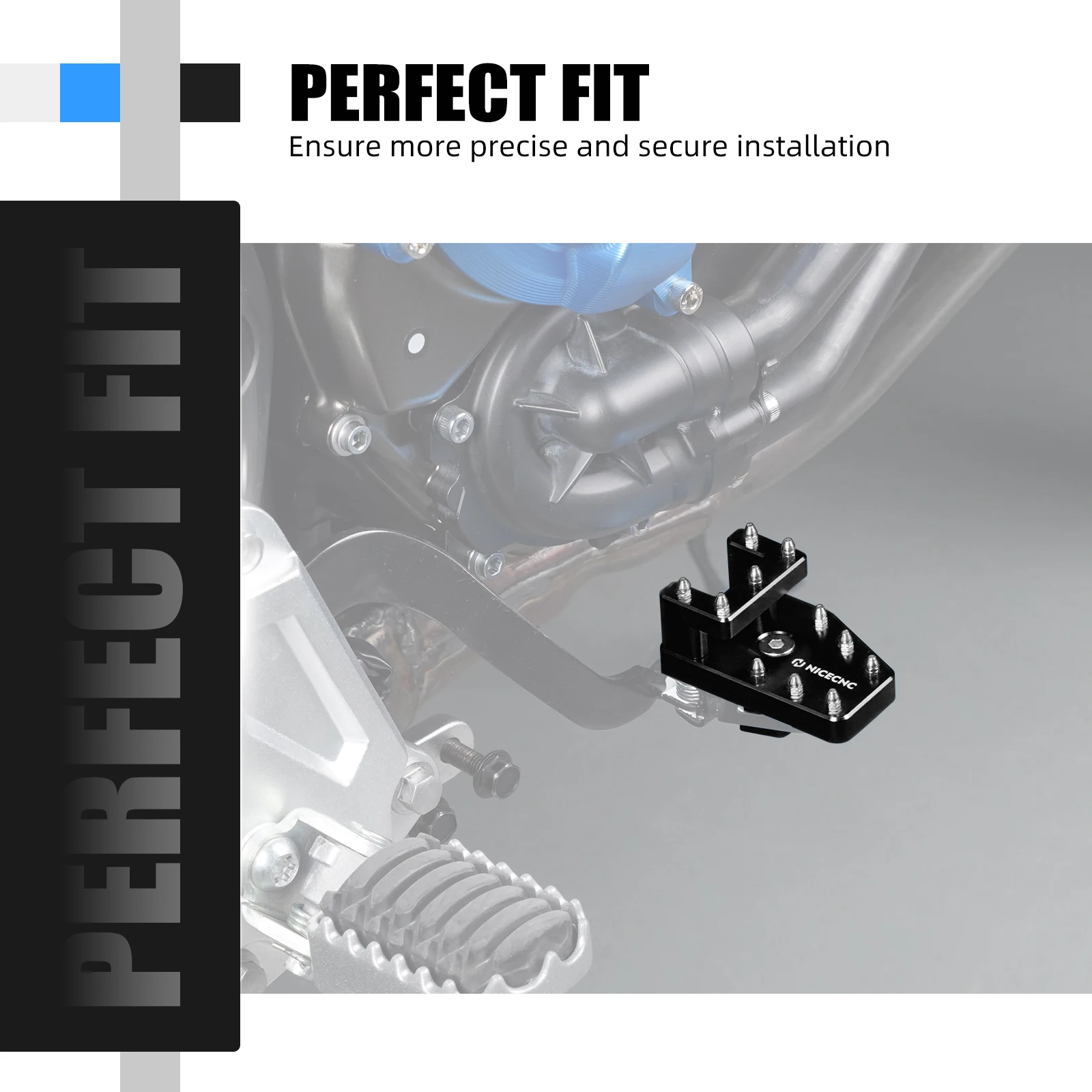 2019-2024 Für Yamaha Tenere 700 XTZ700 DualControl Fußbremspedal Fußrasten TENERE700 Rally Edition 2020-2024 Tenere700 xtz700 – Detail 23