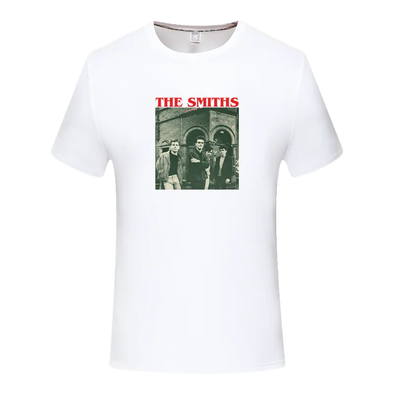 Vtg The Smiths Band Shirt Morrissey The Cure Rock Meat Is Kill Punk Paper Thin Fashion T-Shirt Uomo Casual Brand Teeshirt