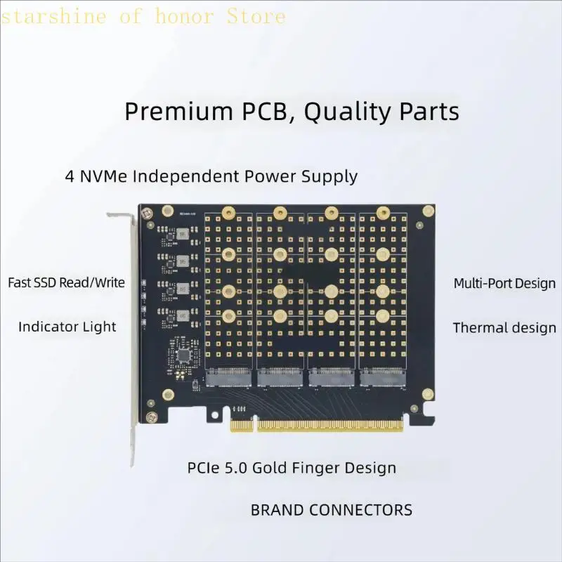 11UB 4슬롯 PCIe 스토리지 확장 PCIe 확장 카드 PCIe 확장 컨트롤러 카드