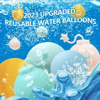 Bomb Shape Water Balls Games Kids Boys Summer Reusable Silicone Water Playing Toys Beach Swimming Pool Party Water Balloons 2