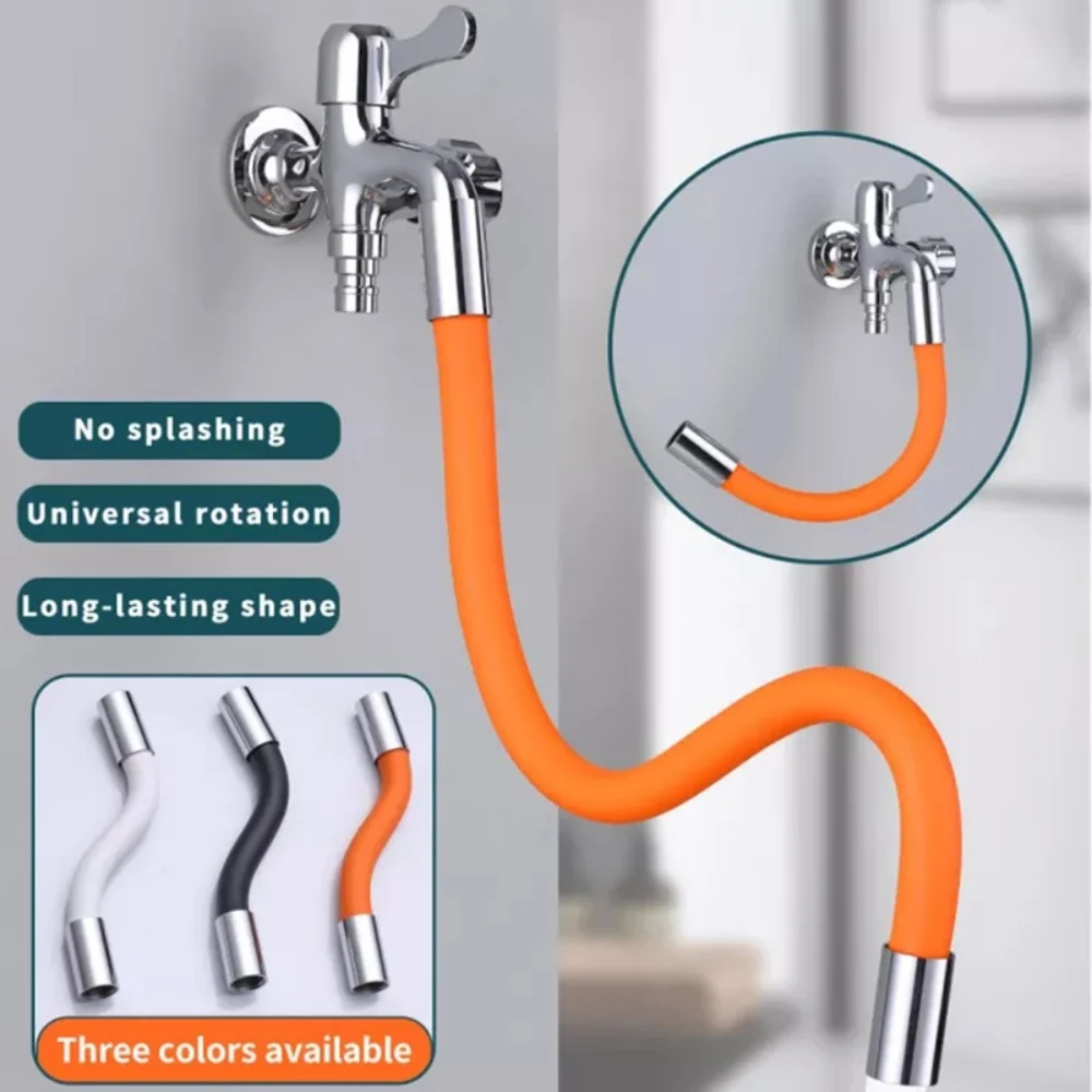 360° Rotation Faucet Extension Hose Splash proof Universal Extender