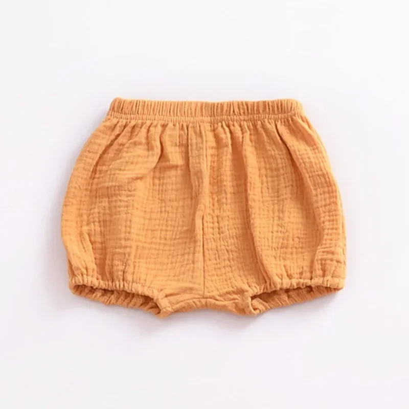 Kids Shorts Baby Girls Summer Linen Cotton Outfits Children Clothing Newborn Comfortable Toddler 0-4Y