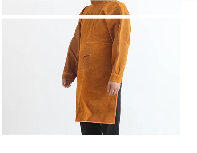 Heavy Duty Leather Welding Apron Flame & Heat Resistant