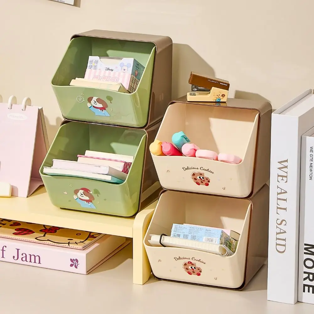 Description Picture 3 of itemCreative Tea Bag Storage Box Double Layer Stackable Cosmetic Drawer Rack Space Saving Large Capacity Desktop Snack Organizer