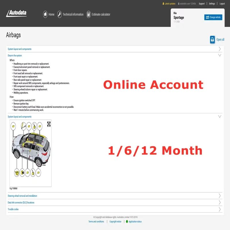 Online Account For Autodata Auto Data / Haynes Pro Workshop Repair Software Wiring Diagram 99% Car Maintaince Full Database
