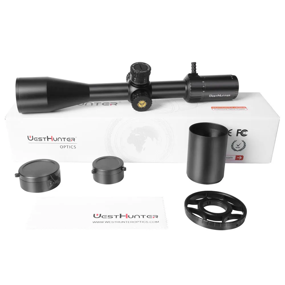 Hunting Riflescope-WestHunter HD Gen2 6-24x50 FFP Hunting Scopes First Focal Plane Long Range Riflescope
