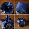Thickened Fabric Storage Bag Outdoor Travelling Portable Teacup Organiser Tool Zen Ceramic Product Drawstring Collection Pouches 6