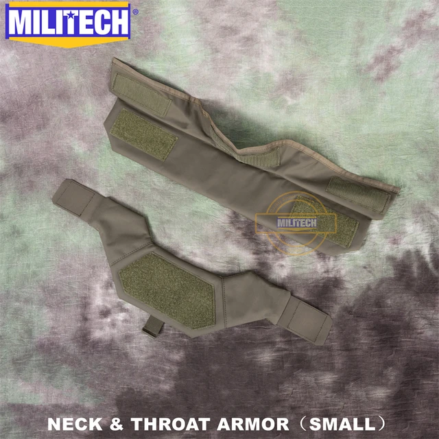 MILITECH NIJ 3A IIIA 0108.01 Ballistic Neck and Throat Protector Bulletproof Collar Modular Ballistic Neck Fragment Protector 6