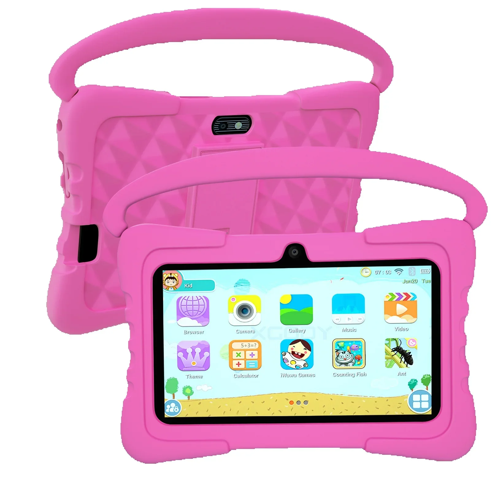 Tablette d'apprentissage intelligente pour enfants de 7 pouces WIFI Bluetooth_voghion.com
