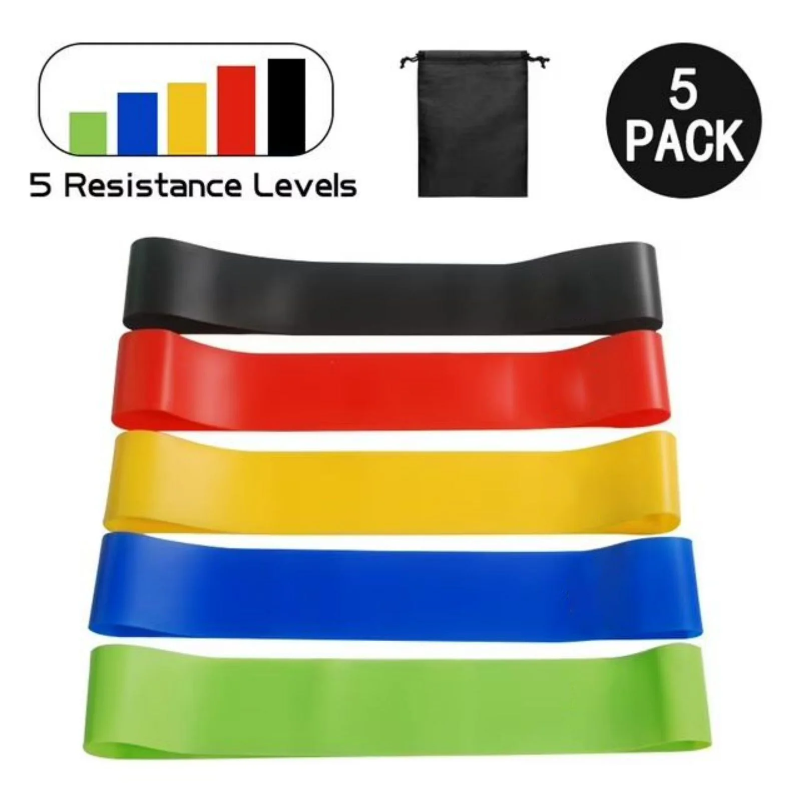 Latex Resistance Circle Mini Fitness Stretch Band Rally Strength Training Hip Circle Rally