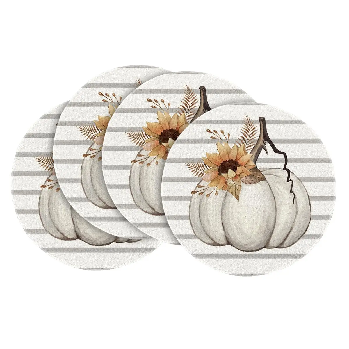 Set di 1 tovagliette stampate con rose rosse, resistenti al calore