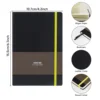TUNJILOOL A6 A7 Notebook Journal Leather 192 Pages 80GSM Blanks/Dotted/Grid Notebooks Office School Supplies Stationery (2 Pack) 2