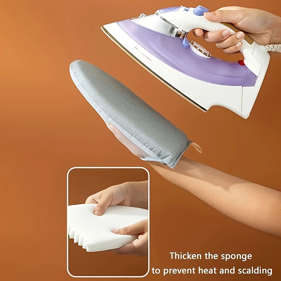 Ironing Board Gloves  Handheld Ironing Board, Compact Portable Ironing Pad for Shirts Ties and Clothes Pressing Iron for Clothes