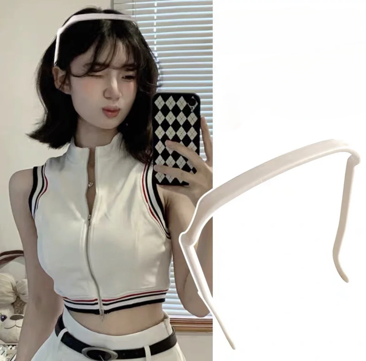 Square Glasses Hairband Image 4