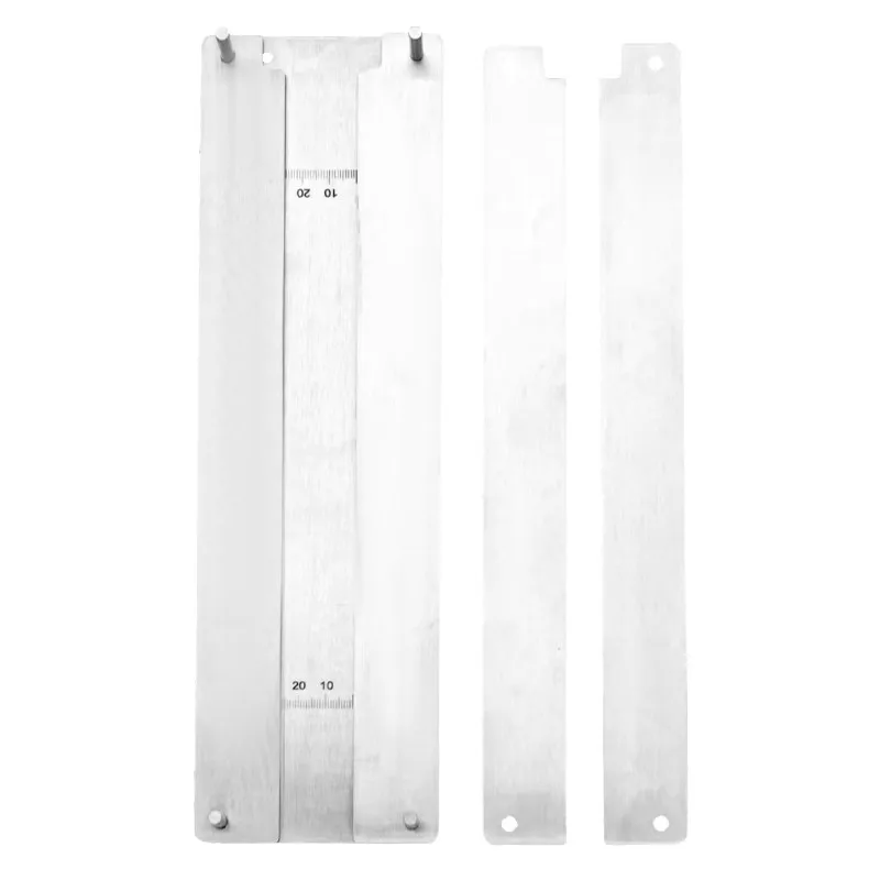 304 Stainless Steel Manual Leather Positioning Ruler With Precision Scale DYI Leather Shoulder Strap Positioning Tool