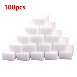 Bulk Pack of Magic Melamine Sponge Erasers for Kitchen and Bathroom Cleaning (100pcs White)