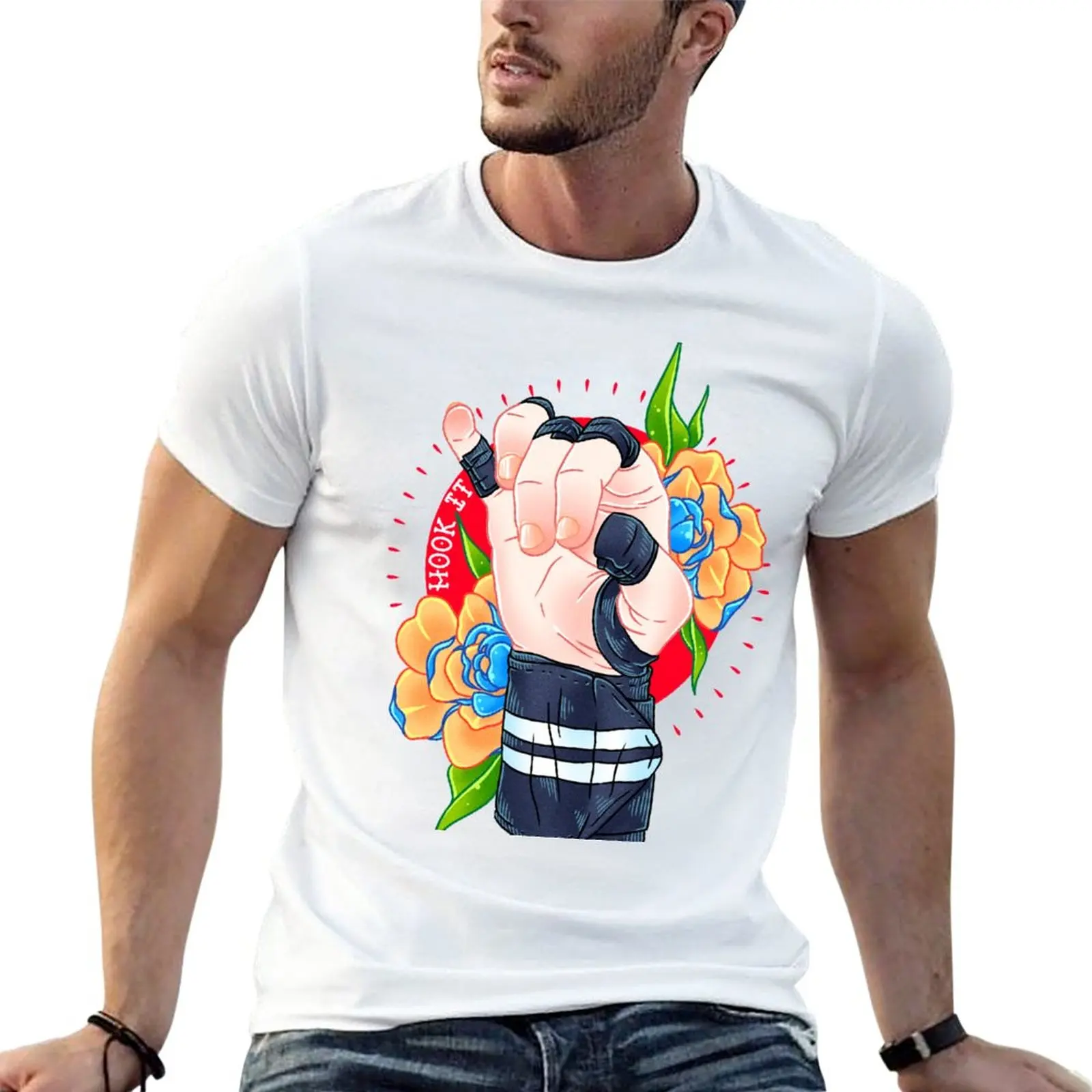 

Hook Grip or Die T-Shirt blank t shirts t-shirts man Aesthetic clothing t shirts for men graphic