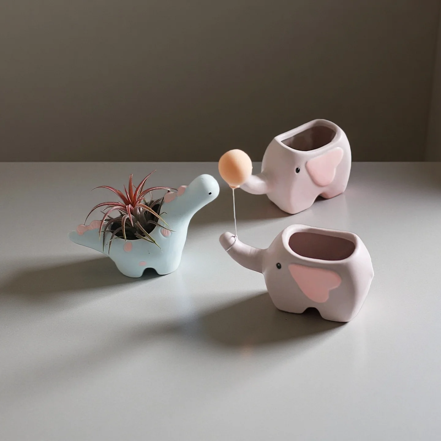 Ceramic Animal-Shaped Flower Pot for Home and Office Decor
