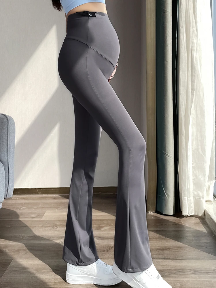 Maternity Leggings Yoga Flared High-waisted Trousers for Pregnant Women women leggings maternity leggings