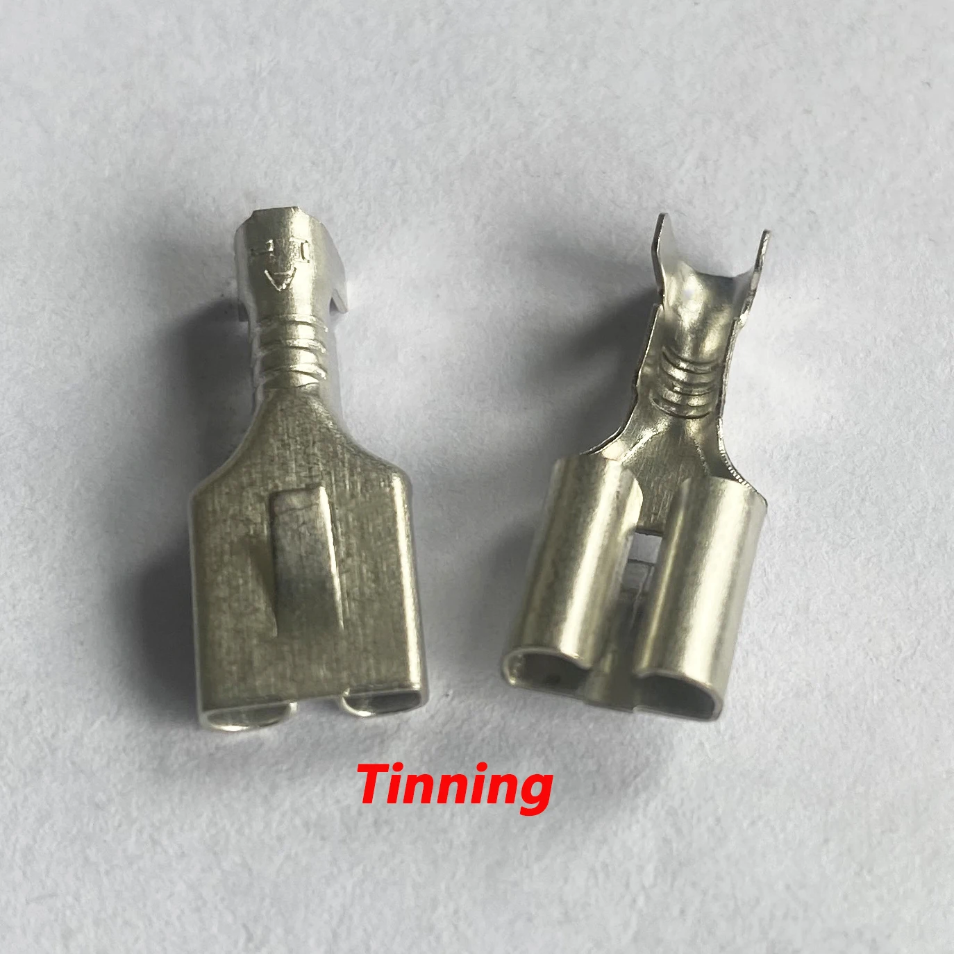 Dolity 50 Pezzi Terminali A Crimpare Connettore Da 6.3mm In - Foto 11