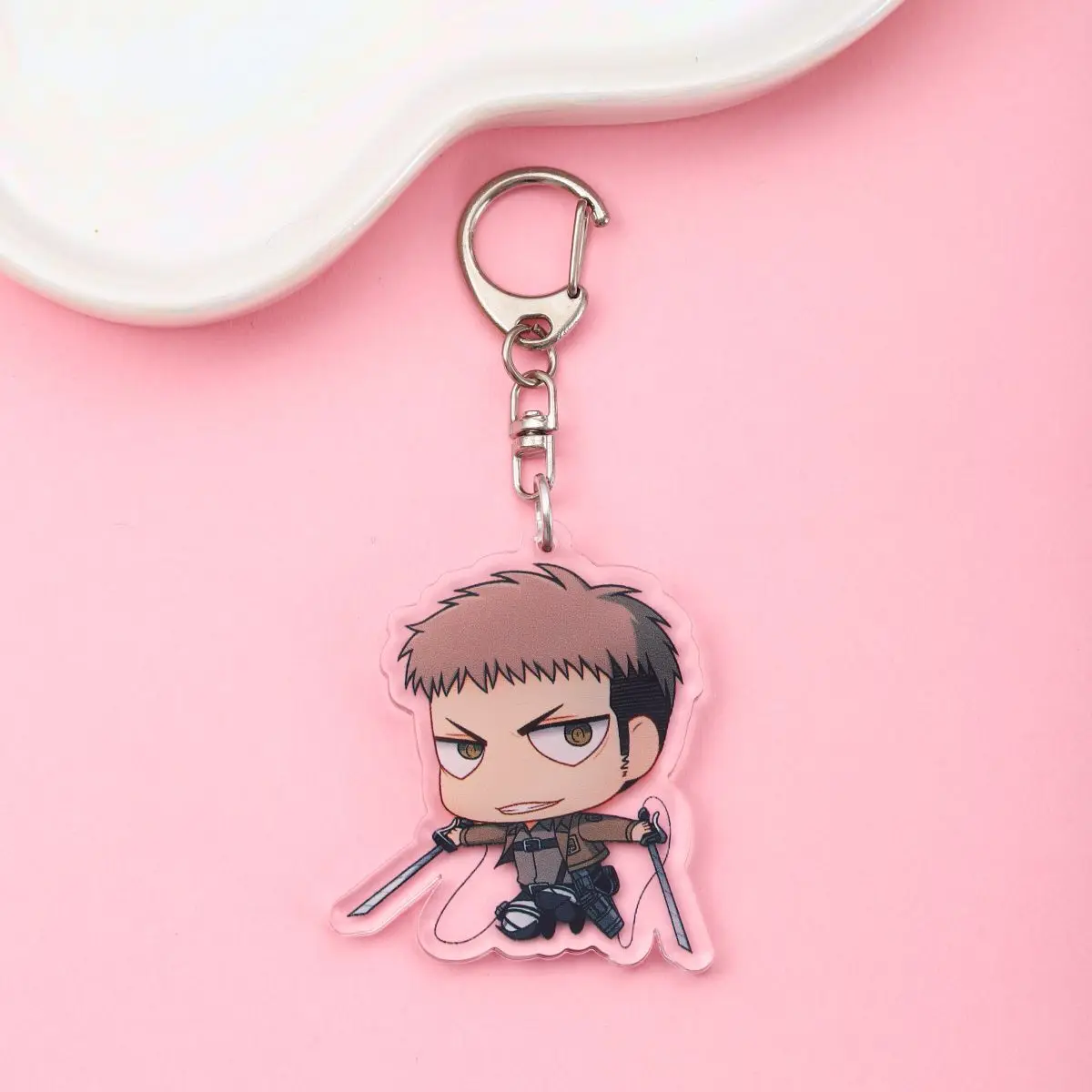 Anime Attack on Titan Acrylic Keychain Pendant Bag Charm Car Keyring Anime Keychain