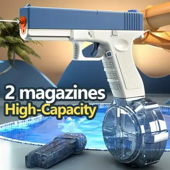 2024 New Hot Selling Children's Summer Outdoor Continuous Electric Water Gun Large Capacity Toys For Outdoor Games 3